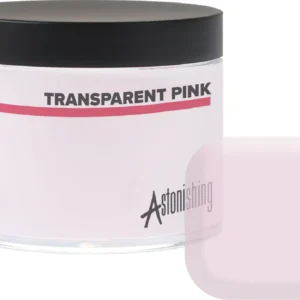 ACRYLIC POWDER TRANSPARENT PINK 100gr - Afbeelding 3