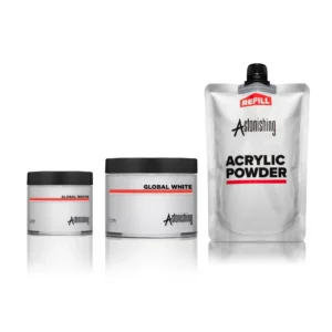 ACRYLIC POWDER GLOBAL WHITE 25gr - Afbeelding 3