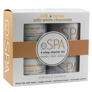BCL SPA STARTER KIT MILK + HONEY + WHITE CHOCOLATE 4x16OZ - Afbeelding 2