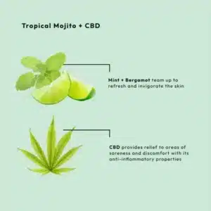 BCL SPA SUGAR SCRUB TROPICAL MOJITO + CBD 1814GR - Afbeelding 5