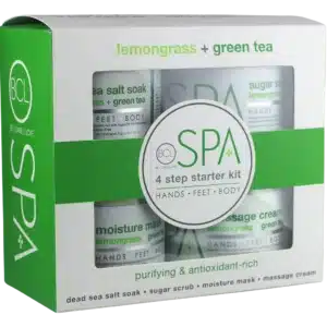 BCL SPA STARTER KIT LEMONGRASS + GREEN TEA 4x16OZ - Afbeelding 2