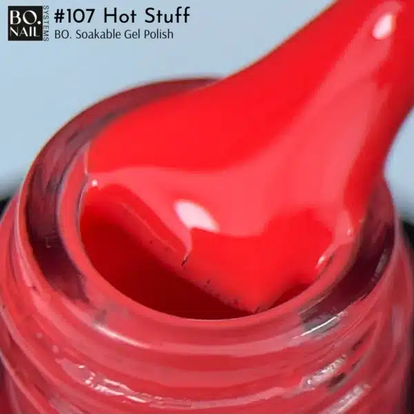 BO.NAIL Soakable Gelpolish #107 Hot Stuff (7ml) - Afbeelding 2