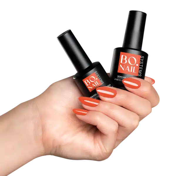 BO Soakable Gel Polish #182 Electric Orange 7ml - Afbeelding 3