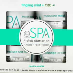 BCL Spa 4 Step Starter Kit: Tingling Mint + CBD